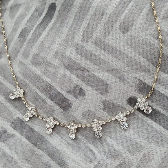 Diamond look necklace - Picture 1 of 13